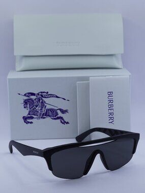 Burberry BE4460U 3464/87 Shield Sunglasses - Black/Grey